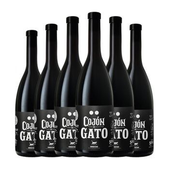 Vinos Divertidos Vino Tinto Cojón De Gato Somontano 75 Cl 13.5% Vol. (pack De 6 Unidades)