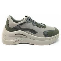 stonefly deportivas moda deportiva rocha-2 nubuck gris-kaki para mujer