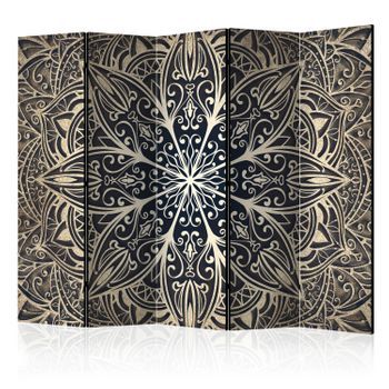 Biombo - Feathers (brown) Ii (225x172 Cm)