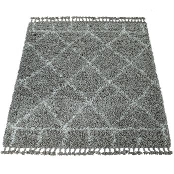 Alfombra de pelo largo Nadori gris  160x230 cm