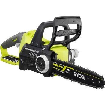 Ryobi Ocs1830, Motosierra 18v One+ Sin Escobillas, 30cm Barra Y Cadena Oregon, Verde/negro