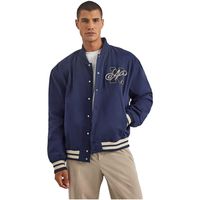 nautica cazadora dreman letterman para hombre