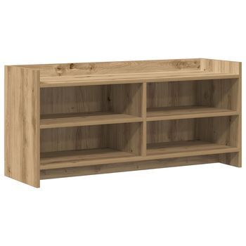 Mueble De Tv 100 X 33 X 47 Cm Roble Artisan Vidaxl