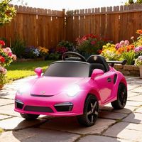 coche electrico para ninos con licencia ruf ctr rosa aiyaplay