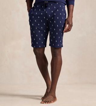 Polo Ralph Lauren para hombre. 714844765001 Pantalón corto de pijama de punto marino (M), Homewear, Algodón