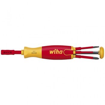 Wiha Destornillador con 6 Puntas Cargador Liftup Phillips Eléctrico