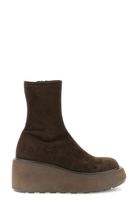 botines de cuna de tejido elastico dark brown 40