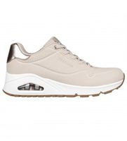 skechers para mujer 155196 zapatillas uno - shimmer away beige 36 3 a 5cm cordones casual deportivo running sportswear multideport