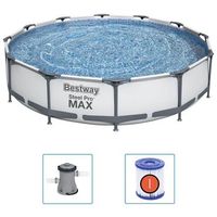 conjunto de piscina steel pro max 366x76 cm bestway