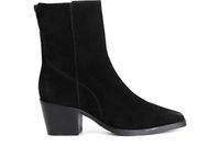 botin de mujer liso en ante black 37