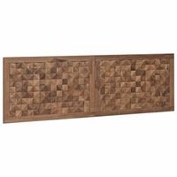 cabeceropanel de cabecero natural teak solido
