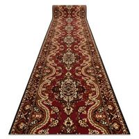 alfombra de pasillo bcf wiosna burdeos 160 cm 160x800 cm