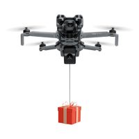 sistema airdrop de 12km para dji mini 5 pro accesorios para drones lanzador dispositivo de transporte de gotero de carga util para dji rc 2rc n3