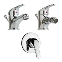 conjunto de griferia para bano para lavabo bide y mezclador de ducha empotrado  enter
