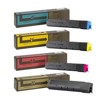 Original Multipack Kyocera FS-C8650DN Printer Toner Cartridges (4 Pack) -TK8600K