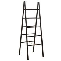escalera de manta de doble cara negro 50 x 50 x 159 cm bambu vidaxl