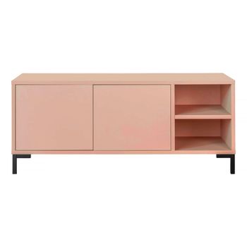 Mueble tv 113 cm rosa