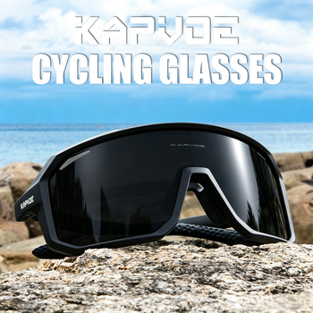Kapvoe, nuevas gafas polarizadas para ciclismo, gafas de sol para exteriores para hombre, gafas para senderismo, gafas para bicicleta de montaña, gafas profesionales a prueba de viento UV400 para