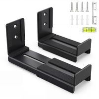 soporte de pared para barra de sonido profundidad telescopica ajustable material de acero resistente soporte de pared para altavoz de barra