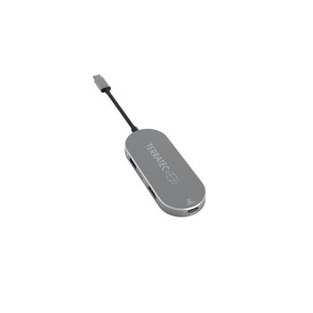 Terratec Connect c5 USB 3.2 Gen 1 (3.1 Gen 1) Type-C Plata