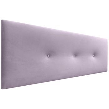 Dhome Cabecero De Terciopelo Liso Con Botones 135x50 Camas 120/135/140 - Salmon