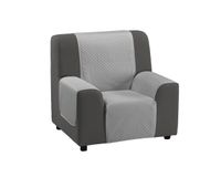 funda protectora de sofa acolchada 1 plaza gris claro donegal collections