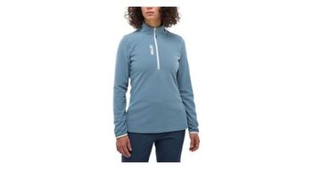 Forro polar ubic lightgrid 1 2 zip azul de mijo para mujer