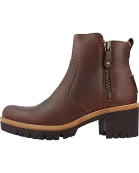 de PANAMA JACK BOTINES PANAMA JACK PAULINE B10 DE NAPA CUERO MARRÓN NAPACUERO