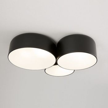 Plafón de techo pot (3 luces)