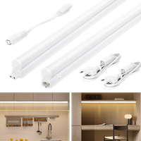 aigostar luz led cocina con interruptor 9w luces armarios luz natural 4000k 230v regleta led bajo armarios para cocina vestidor armario 5723423mm 2 pcs