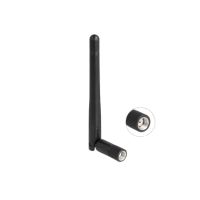 antena delock 90150 2 dbi 245 ghz omnidireccional rp-sma negra