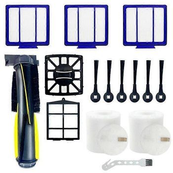 Kit De Accesorios De Repuesto Para Aspiradora Shark Iq Rv1001ae Rv101, Cepillo Principal, Cepillo Lateral, Filtro Hepa