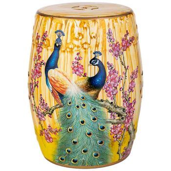 Taburete De Ceramica Multicolor D33x44.5