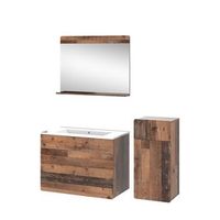 conjunto de muebles de bano izan 4 piezas con unidad midi vicco
