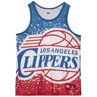 mitchell and ness camiseta tirantes nba los angeles clippers tank top para hombre