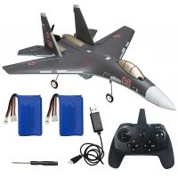 avion de combate qf009 su-35 actualizado version sin escobillas 375 mm de envergadura 24ghz 4ch 3d6d intercambiable gi