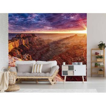 Fotomural Vinilo Cañón Puesta De Sol 600 X 300 Cm