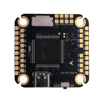 Controlador de vuelo HAKRC H743 6-12S ICM42688 con salida BEC de 5V 12V Barómetro Tarjeta MicroSD externa para drones de