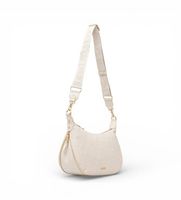 liu jo para mujer aa6133-es026 bolso media luna beige osfa casual poliester