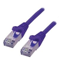 cable de red mcl cat6 5 m purpura futp rj-45