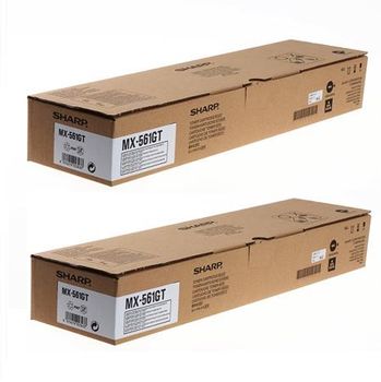 Sharp MX561GT Black Original Toners Twin Pack (2 Pack)