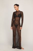 hunkemoller camison allover lace negro