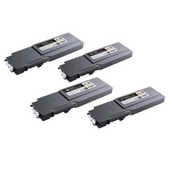 Original Multipack Dell C3760dnf Printer Toner Cartridges (4 Pack) -593-11119