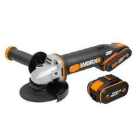 wx803 - amoladora 125mm 20v 20ah40ah 2 bat worx wx803