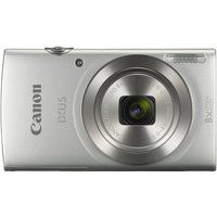ixus 185 compact camera kit with 32 gb sd card and case  - silver silver