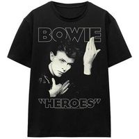 david bowie tops y camisetas heroes cover para mujer