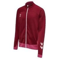 hummel chaquetas veste hmllead poly zippee bordeaux para hombre