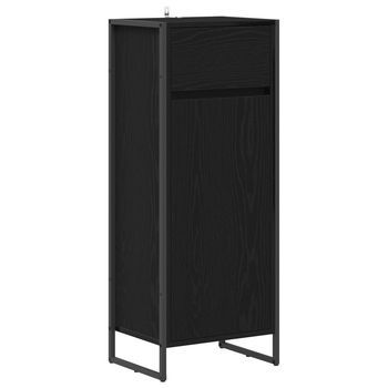 Gabinete De Baño Roble Negro 40 X 30 X 100 Cm Vidaxl