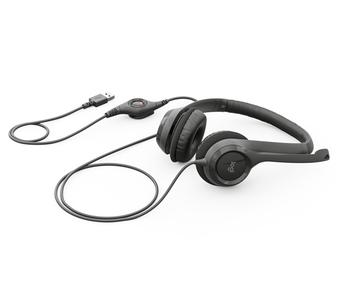 AURICULARES + MICRO LOGITECH USB H390 NEGRO