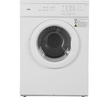 Logik Tumble Dryer LVD7W18 7 kg Vented  - White, White